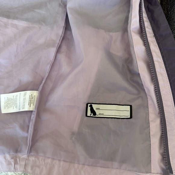 Purple Eddie Bauer Youth Girl’s Hooded Jacket Size Medium 10/12 Double Zip - Picture 8 of 8